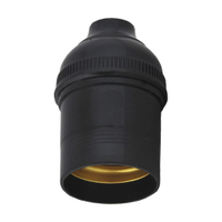 Soquete Thompson Nylon Sem Chave 250V Preto - Embalagem com 50 Unidades