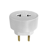 Pino Adaptador Universal Ilumi 2p 10a/250v Branco 25x1 Sm