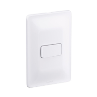 Interruptor Pial Zeffia 1 Tecla Simples 10a 250v Com Placa Branca