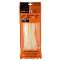 Abraçadeira Nylon Nove54 200mmx2,5mm Branco - Embalagem 100 Unidades