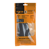Abraçadeira Nylon Nove54 140mmx2,5mm Preto - Embalagem 100 Unidades