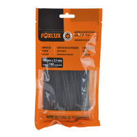 Abraçadeira Nylon Nove54 140mmx3,5mm Preto - Embalagem 100 Unidades