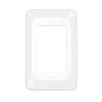 Placa Pial Pop para 3 Módulos Juntos com Suporte 4X2