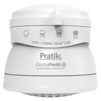 Chuveiro Ducha Pratik 4t+ 4 Temperaturas, 5500W, Branco