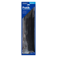 Abraçadeira Nylon Pratik 280x3,5mm Preto - Embalagem com 100 Unidades