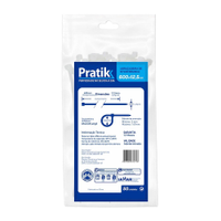 Abraçadeira Nylon Pratik 600x12,5mm Branco - Embalagem com 50 Unidades
