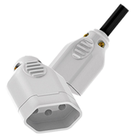 Pino Fêmea Ilumi 2P+T Bipolar, 20A, 250V, Cinza Sm