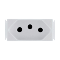 Tomada Modulo Aria Tramontina 2P+T 10A Branco