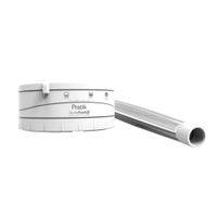 Chuveiro+Braço Pratik 4 Temperatura Branco 5500W