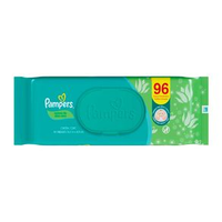 Lenços Umedecidos Pampers Aloe Vera - Pacote com 96 Unidades