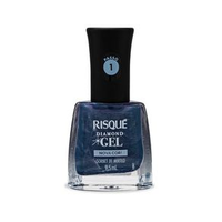 Esmalte Risqué Cintilante Diamond Gel Sorbet de Mirtilo Avulso 9,5ml