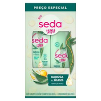 Kit Seda Babosa e Óleos by Rayza Shampoo 300ml + Condicionador 190ml