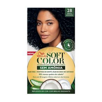 Tintura Soft Color 28 Preto Azulado 35g