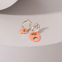 Brinco Feminino de Argola com Pingentes Dourado