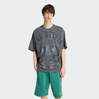 Camiseta Premium Estampa DA COM Efeito Lavado Originals Homem adidas