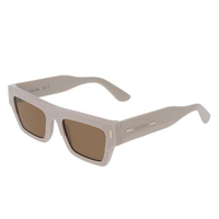 Óculos Retangular Tortoise Calvin Klein - Beige Óculos Retangular Tortoise Calvin Klein Beige u