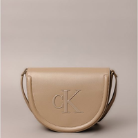 Bolsa Calvin Klein Jeans Feminina Crossbody Logo Reissue - Havana Bolsa Calvin Klein Jeans Feminina Crossbody Logo Reissue Havana u