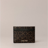 Porta Cartão Calvin Klein Feminina Monograma - Marrom Porta Cartão Calvin Klein Feminina Monograma Marrom u