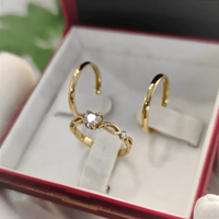 Par alianças 2mm abauladas com Anel Love (Escolha a cor da pedra)