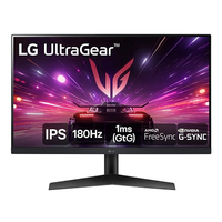 Monitor Gamer LG UltraGear 24 IPS, 180Hz, 1ms (GtG) NVIDIA® G-SYNC® , AMD FreeSync, HDR10, sRGB 99% - 24GS60F-B - 24GS60F-B