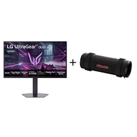 Combo Monitor LG OLED UltraGear 27GX790B 27", 480Hz + Caixa de Som Bluetooth LG xboom Grab by will.i.am - East LA - 27GX790.GRAB