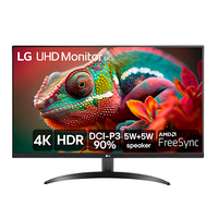 Monitor LG Ultra UHD 32'' 4K, HDMI, HDR10, AMD Free Sync, MaxxAudio, Dynamic Action Sync, Black Stabilizer - 32UR500-B - 32UR500-B