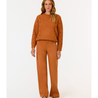 Calça Sarja Reta Fenda Soft