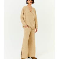 Calça Tricot Reta Cos Canelado