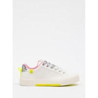 Tênis Petite Jolie Pump Branco/Sola Amarelo Neon PJ7535B 35