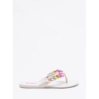 Chinelo Infantil Petite Jolie Lucky In White PJ7621IN 25