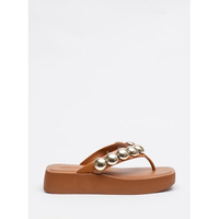 Chinelo Petite Jolie Hit Doce De Leite PJ7139 33-4