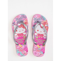 Chinelo Hello Kitty Glitter Prata/Hello Kitty 17 PJ7206HK 33-4