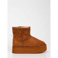 Bota Petite Jolie Fuzzy Boot Doce De Leite PJ7716 35