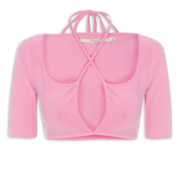 Blusa Feminina Cropped - Rosa