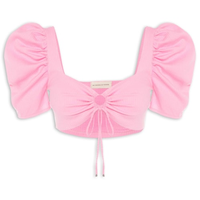 Blusa Cropped - Rosa