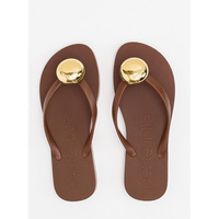Chinelo Petite Jolie Fresh Chocolate/Ouro PJ7637 36