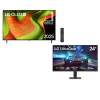 Combo Smart TV LG OLED evo AI B5 77" 2025 + Monitor LG UltraGear 24G411A-B, 144Hz (O/C), Tela IPS FHD 24" - OLED77B5.24G411A