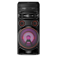 Torre de Som LG XBOOM Graves Potentes, Bass Boost, Iluminação Colorida, Karaokê, Party Speaker - RNC7 - RNC7