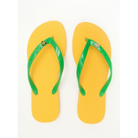 Chinelo Petite Jolie Fresh Menta New/Amarelo PJ7796 35