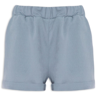 Short Feminino Barra Italiana Com Bolso - Azul