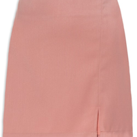 Saia Mini Fenda Lateral - Rosa