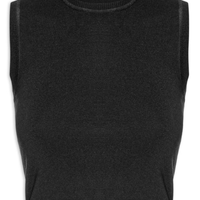 Blusa Feminina Sem Manga - Preto