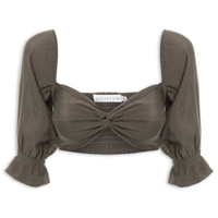 Blusa Busto Nó - Cinza