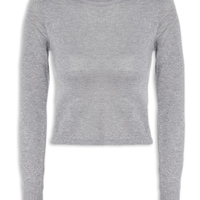 Blusa Feminina Tricot - Cinza