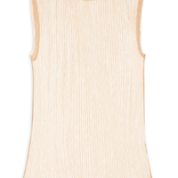 Blusa Feminina Tule Plissado - Bege