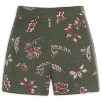 Short Feminino Jacquard Estampado - Verde