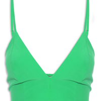 Top Cropped Cortininha - Verde