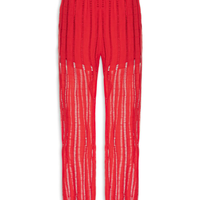 Calça Feminina Cropped - Vermelho