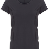 Camiseta Feminina Manga Curta UV +50 - Preto