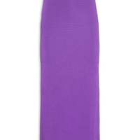 Saia Longa Com Fendas Laterais - Roxo